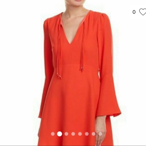 Sam Edelman Coral Bell Sleeve Dress NWT - Picture 2 of 10